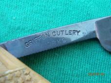 Griffon Cutlery Works Razor American Eagle Design