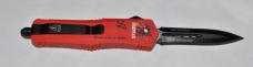OTF Deadpool Red With Artwork 4" Closed 7" Open Pocket Clip Glass Breaker New NOS China Maid
