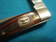 VINTAGE COLONIAL PROV USA 3 BLADE STOCKMAN FOLDING SERPENTINE JACK PEN POCKET KNIFE KNIVES OLD