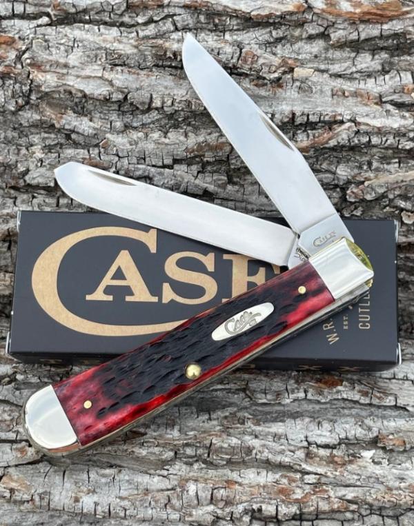 CASE XX *** 2019 DARK RED JIG BONE TRAPPER CASE XX *** 2019 DARK RED JIG BONE TRAPPER