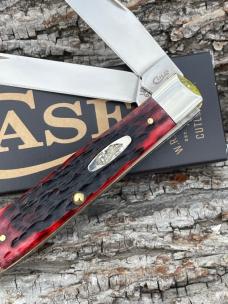 CASE XX *** 2019 DARK RED JIG BONE TRAPPER 