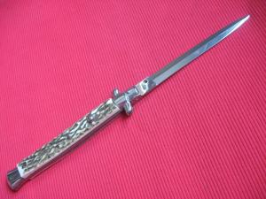 NEW ARMANDO BELTRAME 13" STAG Dagger Blade ITALIAN STILETTO Knife