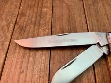 Schatt and Morgan Stockman Black Reverse Worm Grove Bone 1 of 50