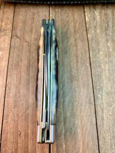 Schatt and Morgan Stockman Black Reverse Worm Grove Bone 1 of 50
