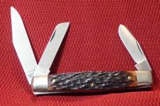 MINT SCHRADE I*XL WOSTENHOLM STOCKMAN BONE HANDLES ( CHECK OR MONEY ORDER )