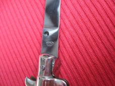 Vintage TRANSITIONAL 1960's WANDY 6 1/4" Italian STILETTO Horn Switchblade Knife.