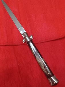 11" Made Italy horn stiletto. 