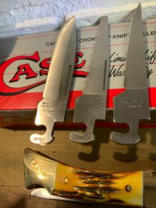 Case XX 1991 Beautiful Gnarly Stag X-Changer & 4 Blades stamped Same Year Date Stamp. Original