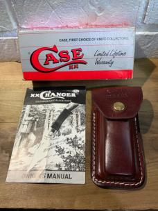 Case XX 1991 Beautiful Gnarly Stag X-Changer & 4 Blades stamped Same Year Date Stamp. Original