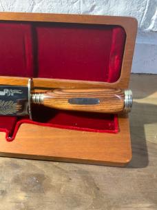 James Bowie and Rezin Bowie Commemorative & Cherry wood presentation case 