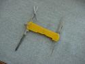 Antique KABAR, OLEAN, N.Y., Yellow Handle Fly Fishing/Utility Pocket Knife