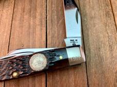 Case 5 Blade Stockman NKCA Commerating A Decade of Growth Brown Jigged Bone 1980