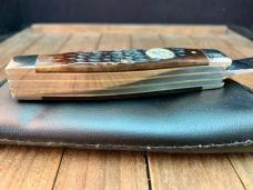 Case 5 Blade Stockman NKCA Commerating A Decade of Growth Brown Jigged Bone 1980
