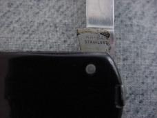 Vintage KABAR, OLEAN, N.Y., Smooth Black Handle Fly Fishing/Utility Pocket Knife