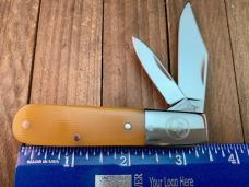 Canal Street Cutlery Barlow Yellow Linen Micarta