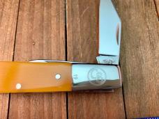 Canal Street Cutlery Barlow Yellow Linen Micarta