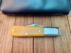 Canal Street Cutlery Barlow Yellow Linen Micarta