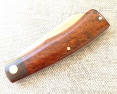 JTaber custom Native..Vintage Westinghouse Rag & micarta bolsters..,3.75" closed..makers coa & card