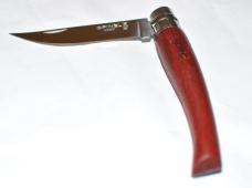 Opinel #08 Effile' 4" Closed Padouk Wood Mirror Polished Stainless Locking Blade Mint NOS