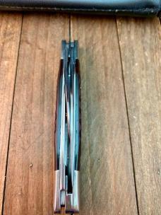 Canal Street Red Hill Cutlery Exclusive Stockman Black Corn Cob Jigged Bone