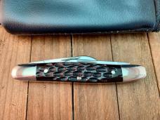 Canal Street Red Hill Cutlery Exclusive Stockman Black Corn Cob Jigged Bone