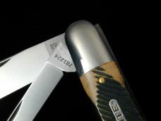 Great Eastern Cutlery GEC Woodland Sawcut Richlite Bullet Barlow Knife 781224 NIT Made In USA
