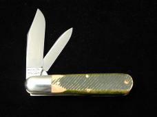 Great Eastern Cutlery GEC Woodland Sawcut Richlite Bullet Barlow Knife 781224 NIT Made In USA