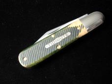 Great Eastern Cutlery GEC Woodland Sawcut Richlite Bullet Barlow Knife 781224 NIT Made In USA