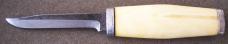 Scandinavian PUUKKO custom hunting knife with Ivory handle & sheath