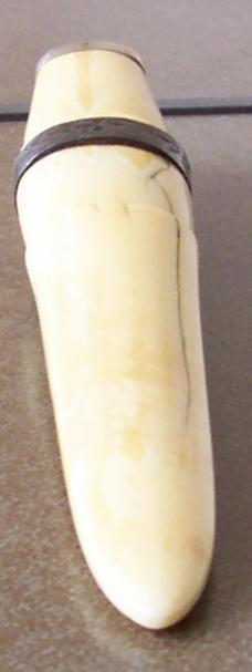 Scandinavian PUUKKO custom hunting knife with Ivory handle & sheath