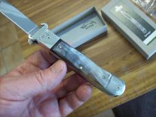 Hubertus Knife Shellpuller Patronenzieher Solingen Germany Brazilian Horn Large Size 11 UNUSED NIB.