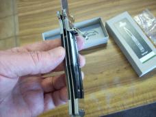 Hubertus Knife Shellpuller Patronenzieher Solingen Germany Brazilian Horn Large Size 11 UNUSED NIB.