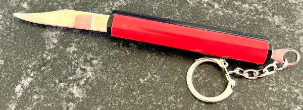 Hard To Find Keychain Pull Tab Switchblade Tourist Knife, Italy, Unused Hard To Find Keychain Pull Tab Switchblade Tourist Knife, Italy, Unused