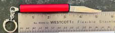 Hard To Find Keychain Pull Tab Switchblade Tourist Knife, Italy, Unused 