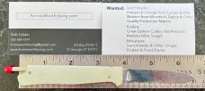 Vintage Pinup Swimsuit Girl Pull Tab Mechanical Opening Knife, Germany, Used 