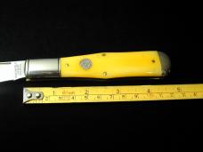 Great Eastern Cutlery Northfield Smooth Yellow Rose Bone Allegheny Large Coke Bottle Knife 976119 NM