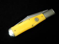 Great Eastern Cutlery Northfield Smooth Yellow Rose Bone Allegheny Large Coke Bottle Knife 976119 NM