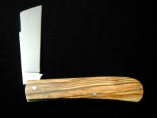 Titusville Cutlery 2024 Holy Land Olivewood Big Easy Shadow Cotton Knife Rare 1 of 30 COA USA Made