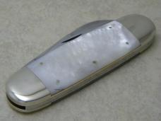 Bulldog Brand Germany Genuine Mother of Pearl King of the Beast Dueling Elephant Toe Knife