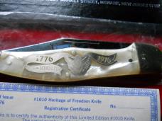 German Boker Heritage of Freedom Commemorative Knife 1776-1976