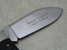 Case XX 4 Dot (1974) Wood 6250 G.O.P. Ronald Regan's Budget Cutter Elephant Toe Knife
