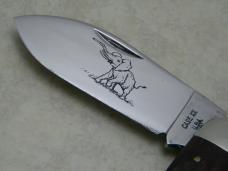 Case XX 4 Dot (1974) Wood 6250 Last of the Great Bulls Elephant Toe Knife