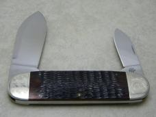 Case XX USA 2010 Walnut Bone 6250 Case Classics Engraved Elephant Toe Knife Serial # 002