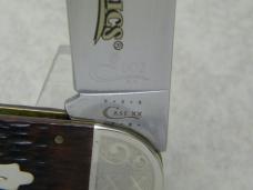 Case XX USA 2010 Walnut Bone 6250 Case Classics Engraved Elephant Toe Knife Serial # 002