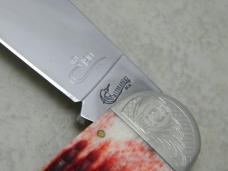 Cattaraugus Red Bone 6250 by Case USA Elephant Toe Knife from the Encyclopedia Set 1 of Only 350