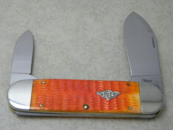 Case XX USA 2009 Orange Bone 6250 Elephant Toe Knife Case XX USA 2009 Orange Bone 6250 Elephant Toe Knife