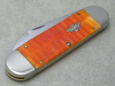 Case XX USA 2009 Orange Bone 6250 Elephant Toe Knife