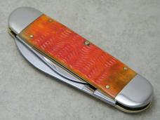Case XX USA 2009 Orange Bone 6250 Elephant Toe Knife