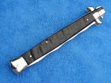  13"  Italian Stiletto Genuine Rams-Horn Handles- SS Kriss Blade