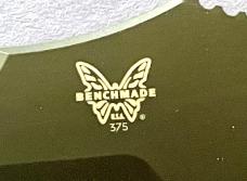 Benchmade Adamas 375 D2 Steel with Sheath